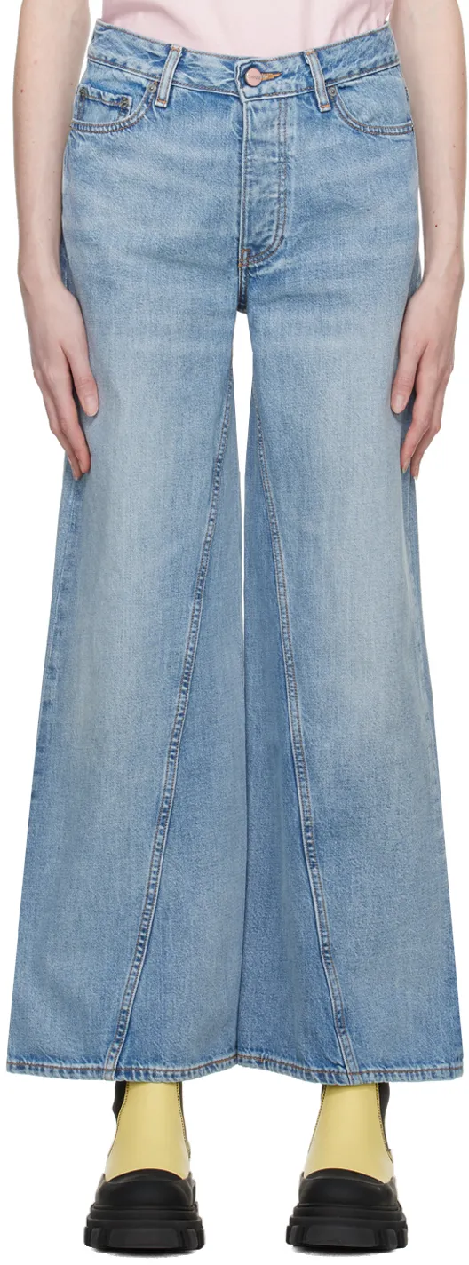 Logo Denim Trousers