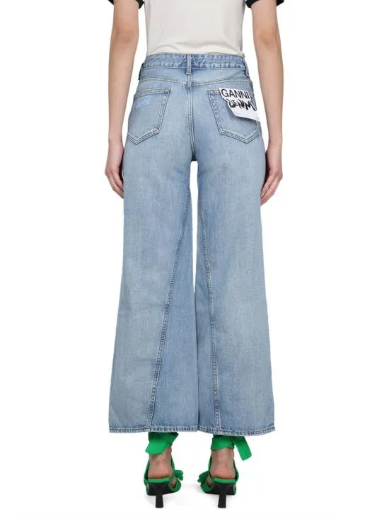 Logo Denim Trousers