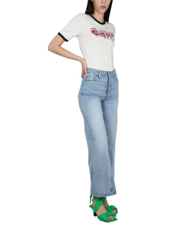 Logo Denim Trousers