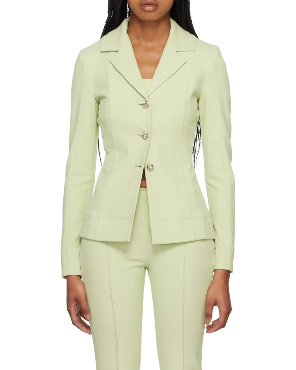 Stretch Suiting Shirt Blazer