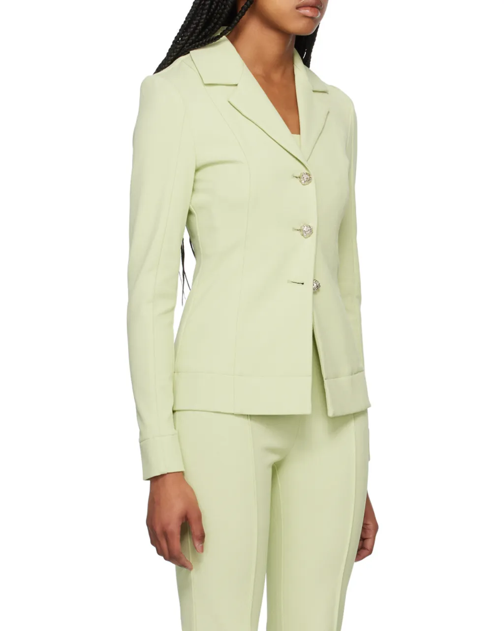 Stretch Suiting Shirt Blazer