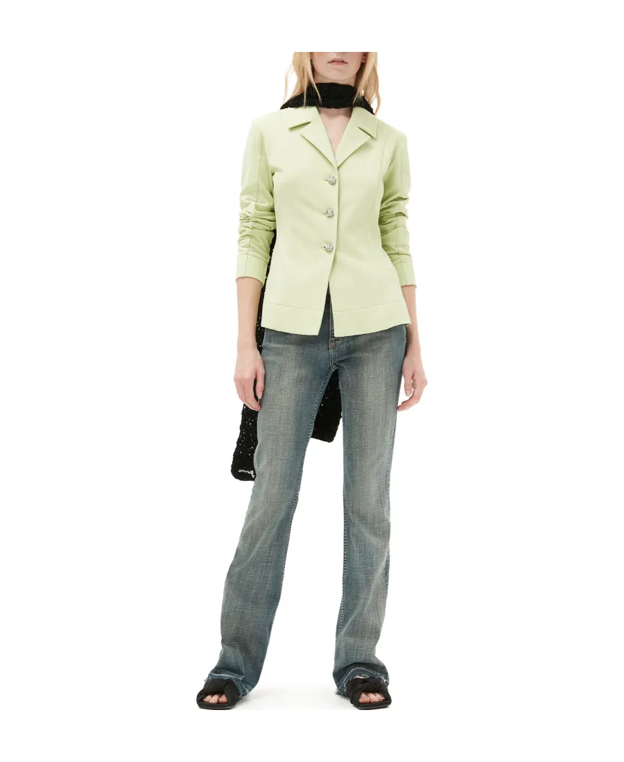 Stretch Suiting Shirt Blazer