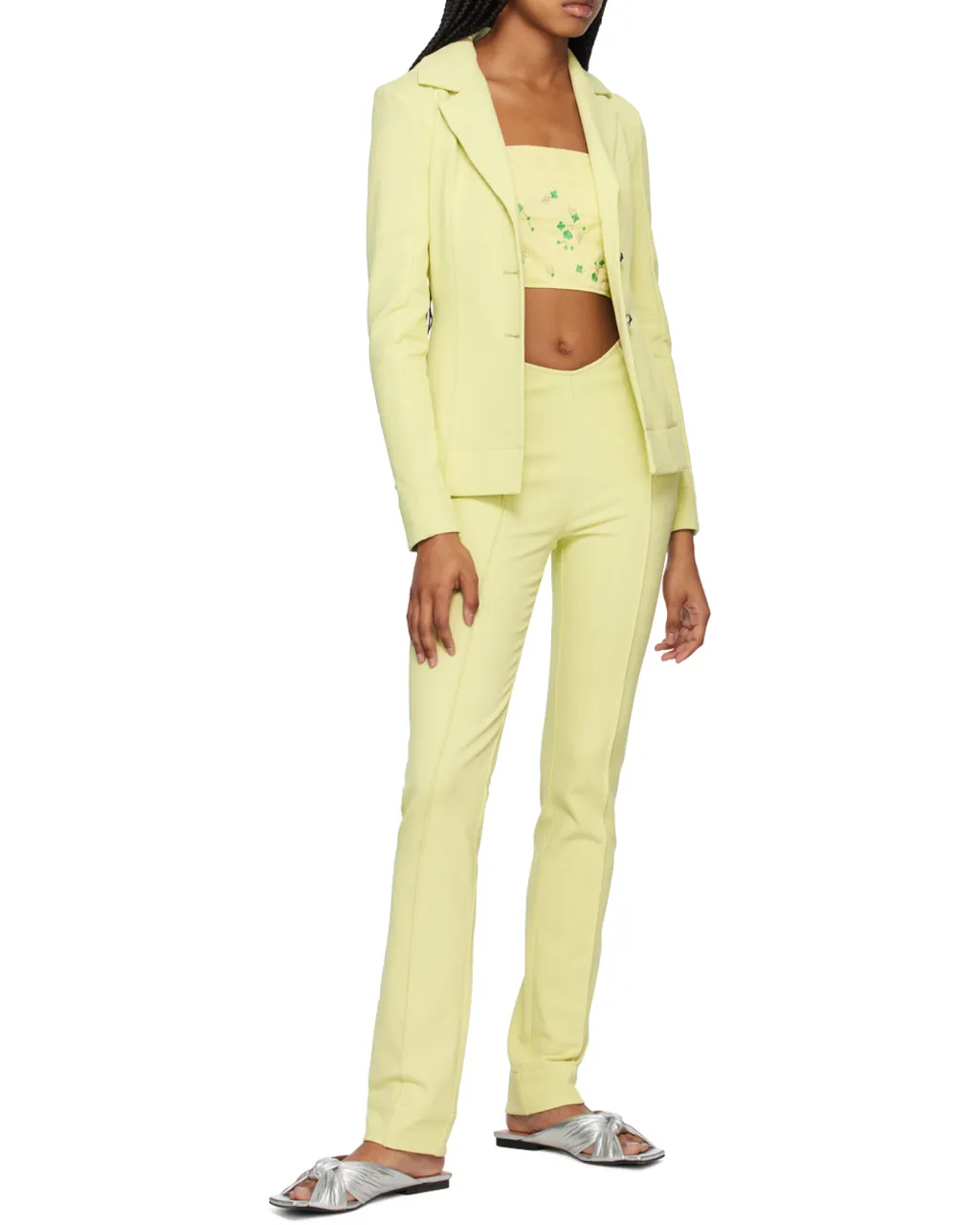 Stretch Suiting Tight Pants