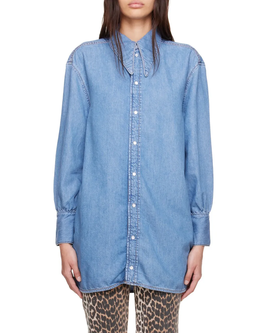 Oversized Denim Shirt
