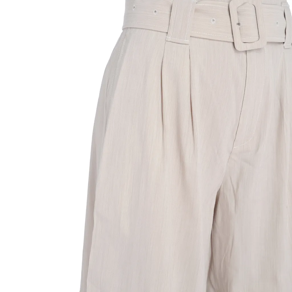 Belted Tailored Shorts