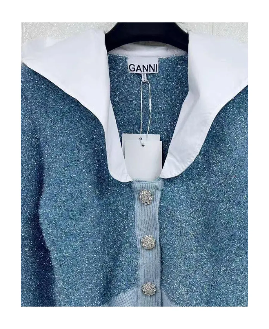 Lapel Knitted Cardigan