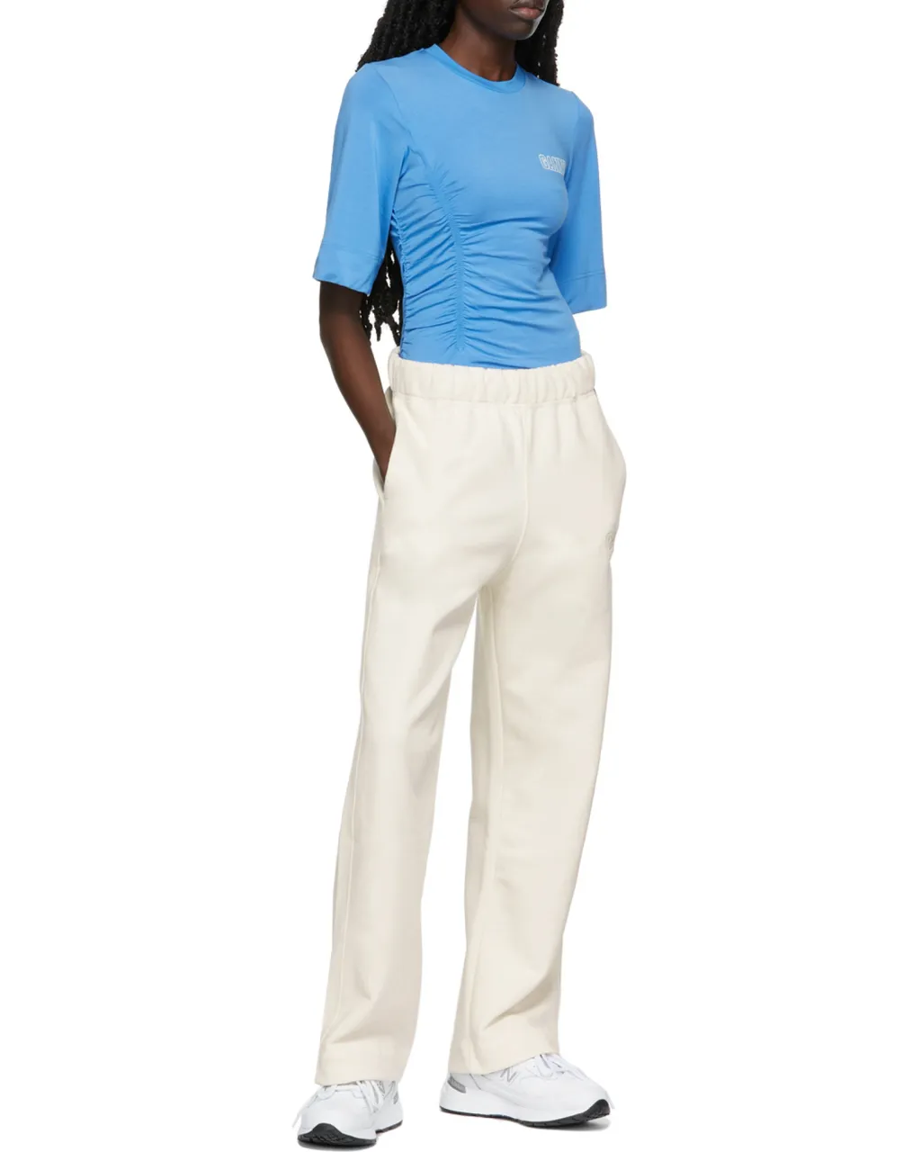 Mid Rise Wide Leg Trousers