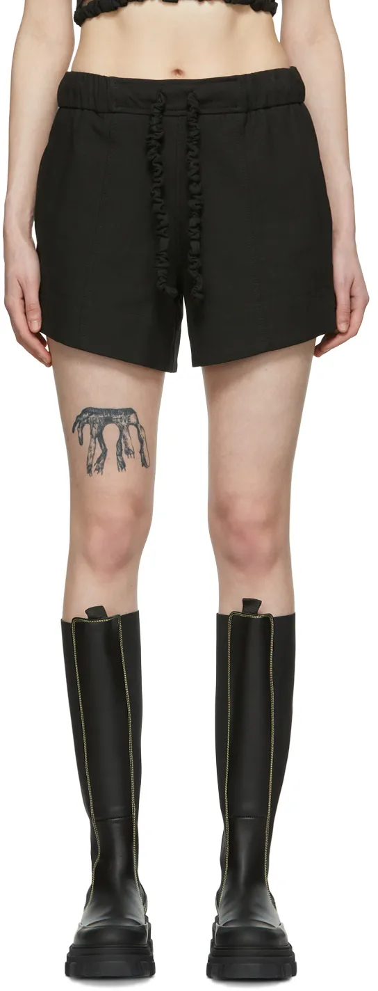Elasticated Waist Drawstring Shorts