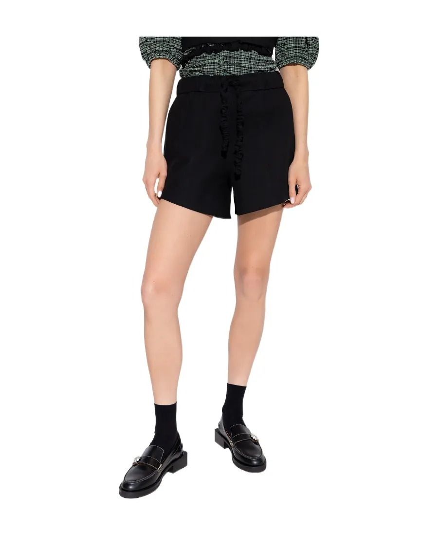 Elasticated Waist Drawstring Shorts
