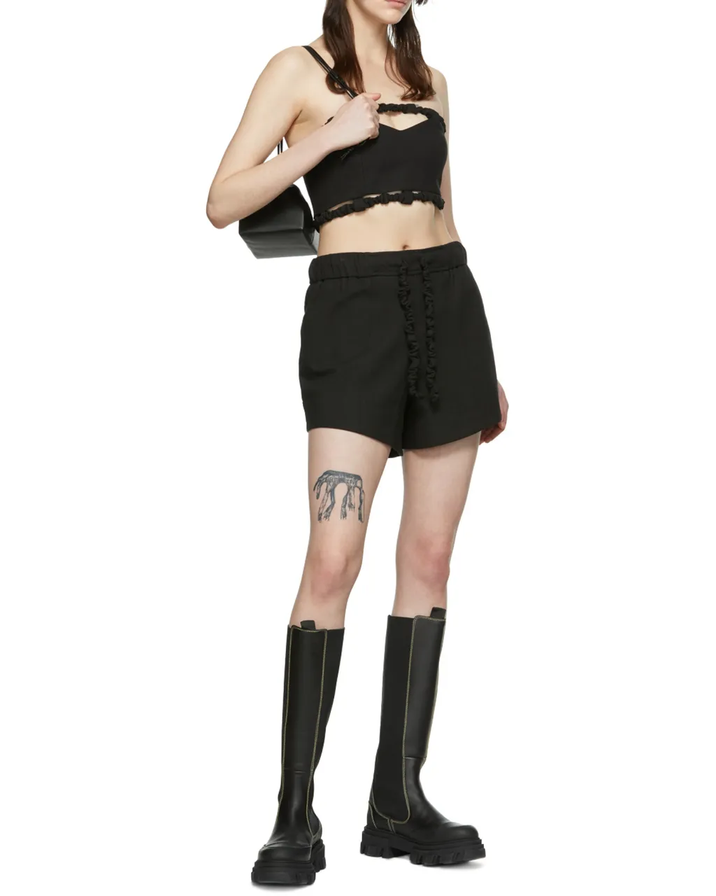 Strapless Crop Top