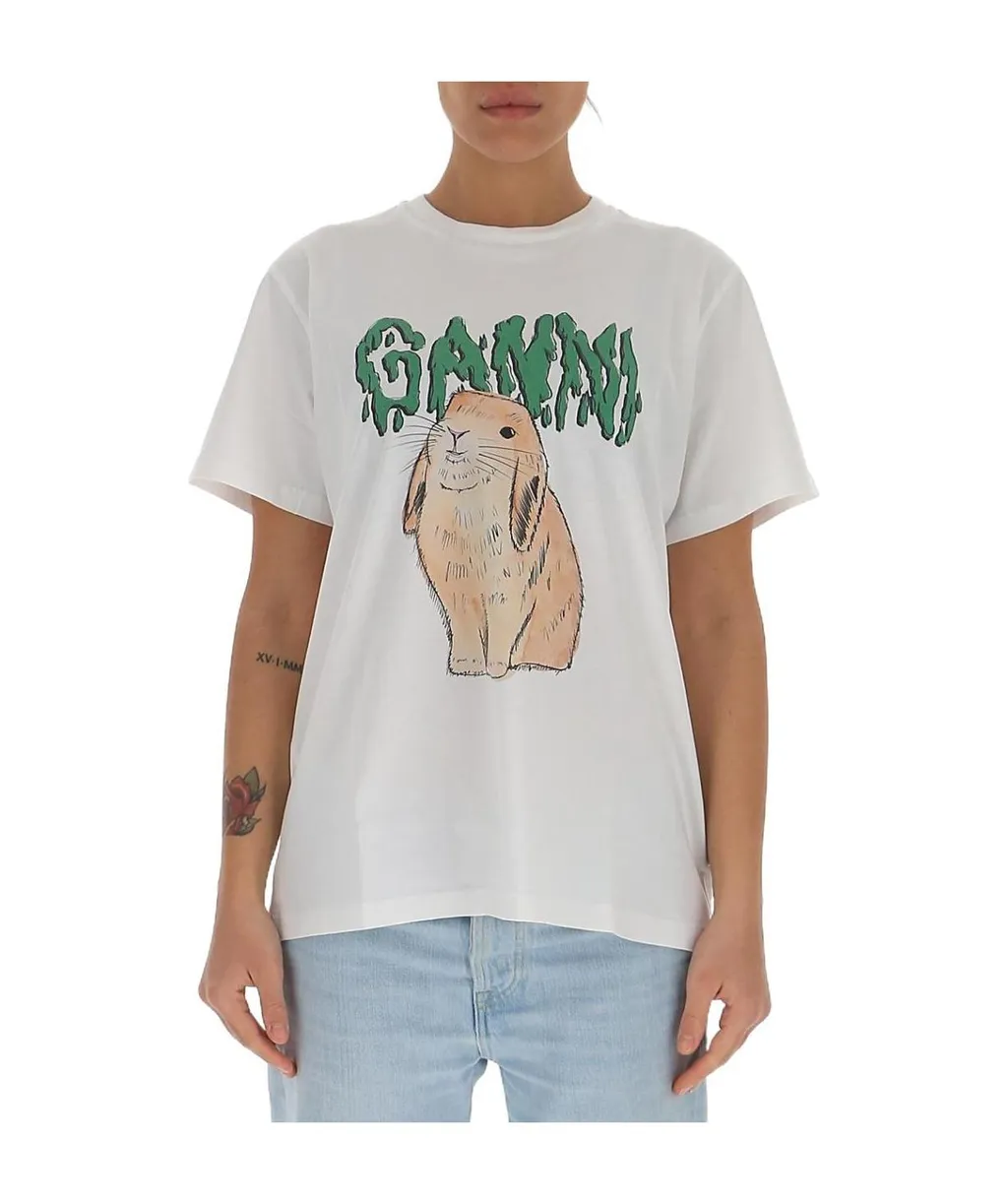Basic Cotton Jersey T-Shirt, Bunny