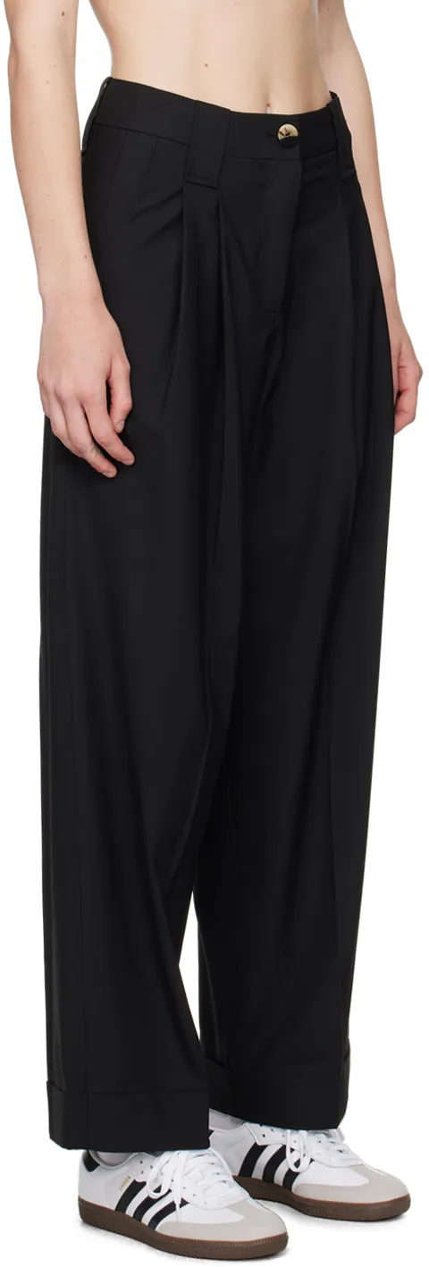 Drapey Pleated Trousers