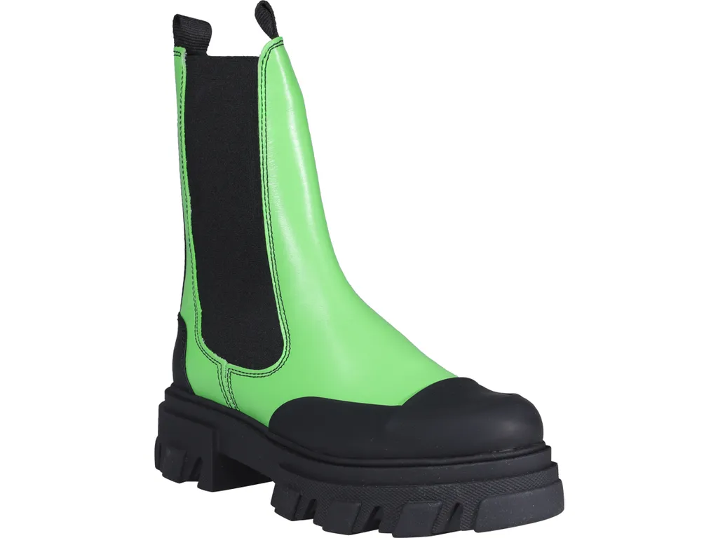 Chunky-Sole Panelled Boots
