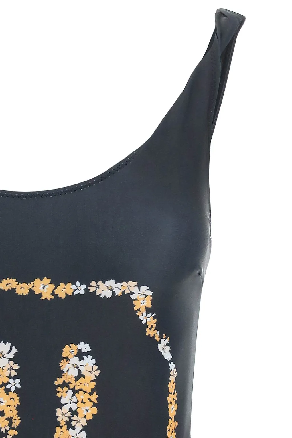 Smiley Print One-Piece Swimsuit