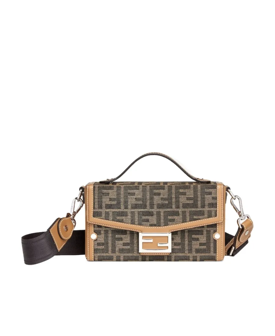 Ff Motif Jacquard Crossbody Bag