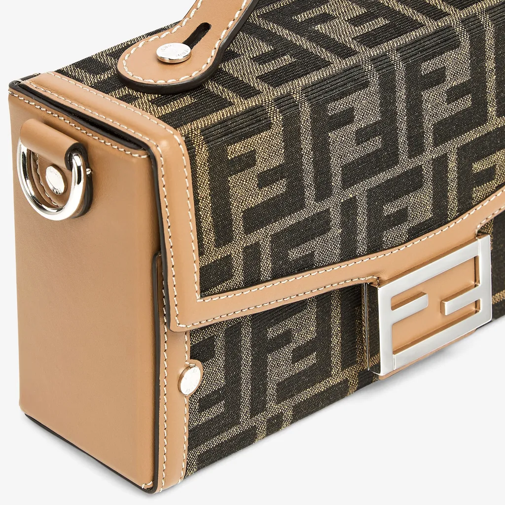 Ff Motif Jacquard Crossbody Bag