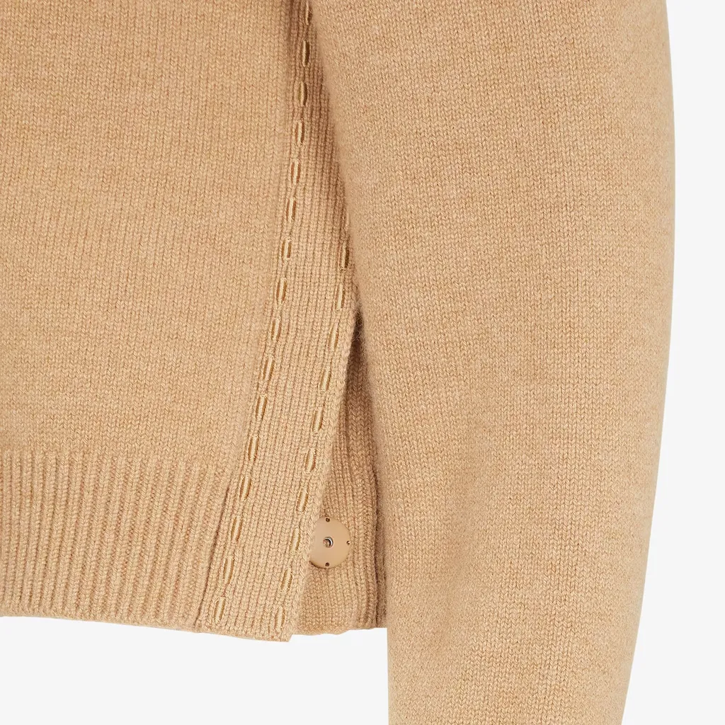 Turtleneck Long Sleeved Knitted Jumper