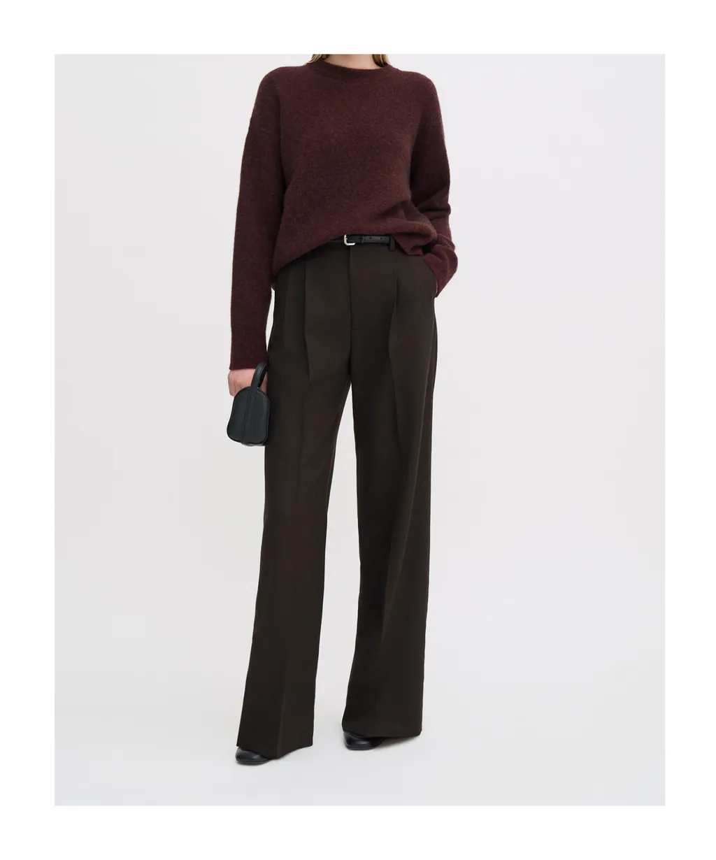 Ribbed Crew Neck Knitwear