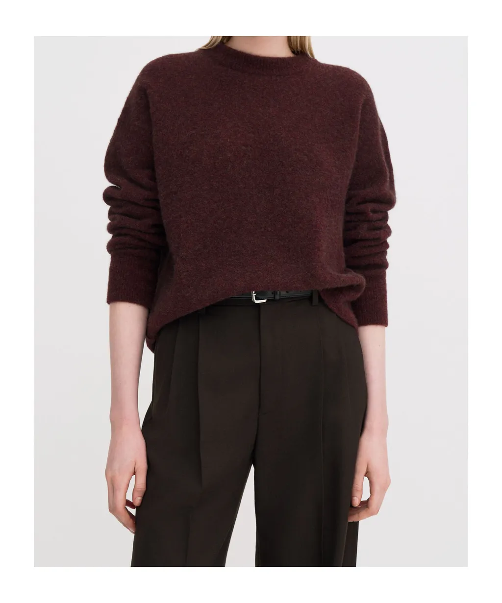 Ribbed Crew Neck Knitwear