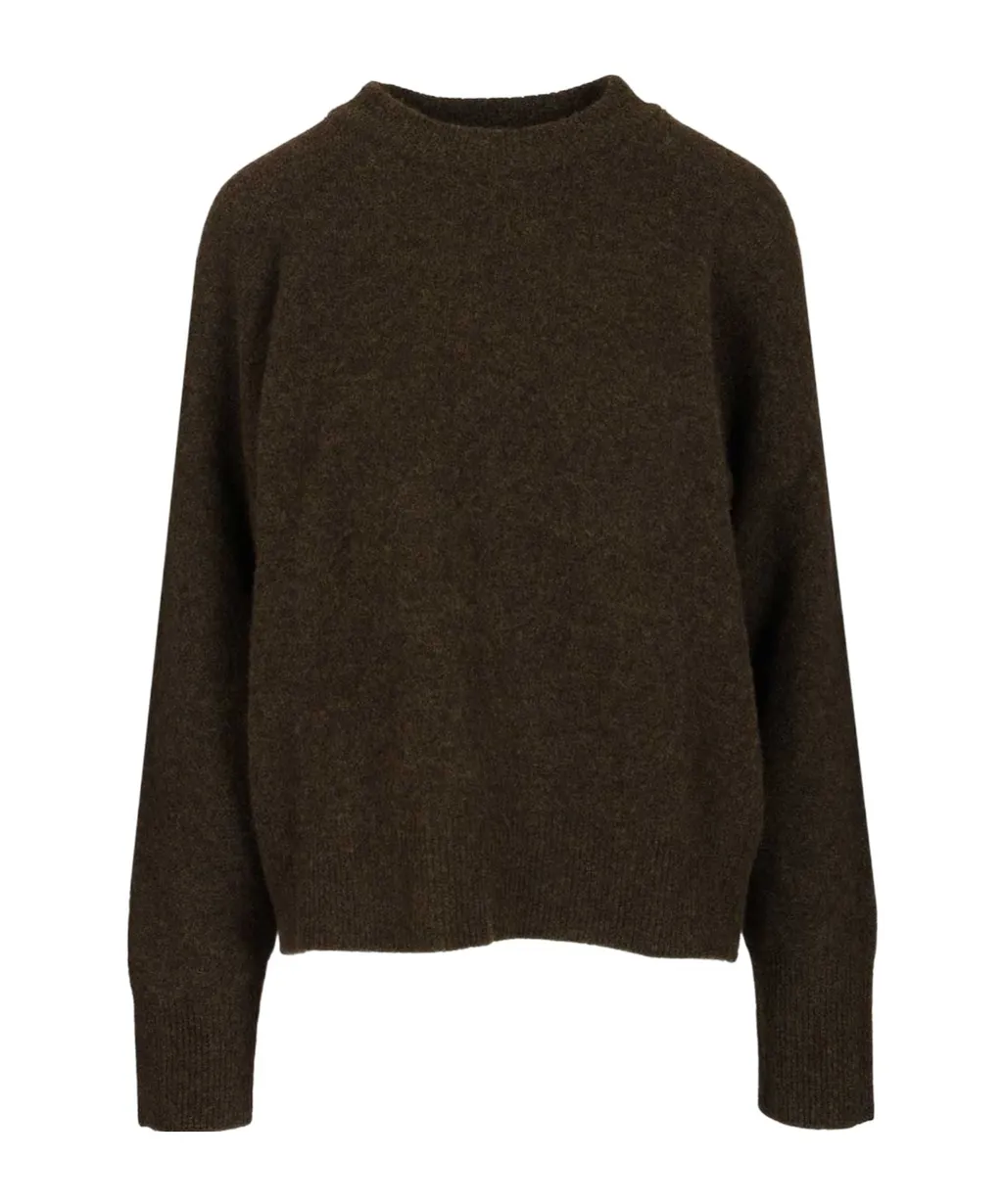 Ribbed Crew Neck Knitwear