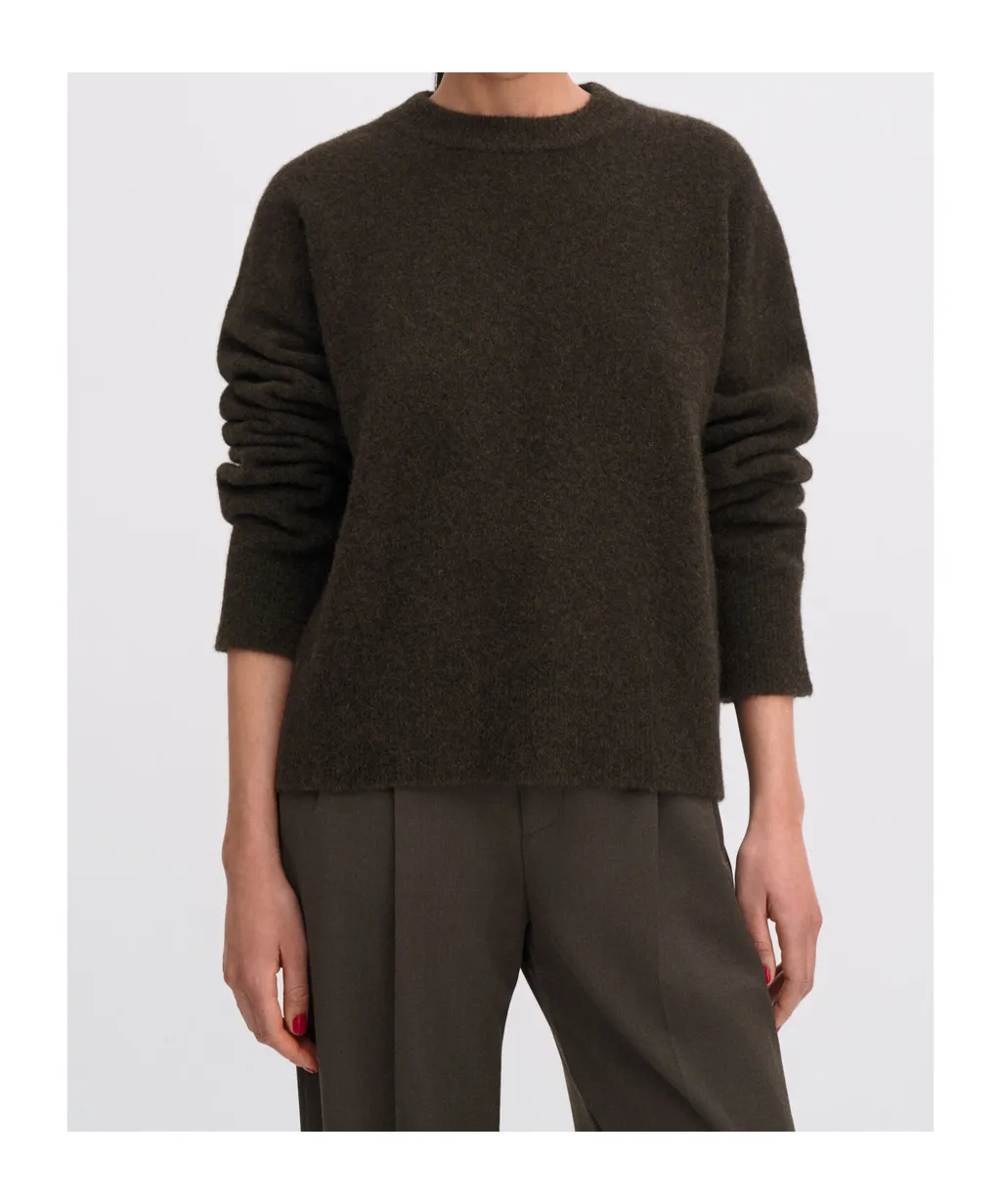 Ribbed Crew Neck Knitwear