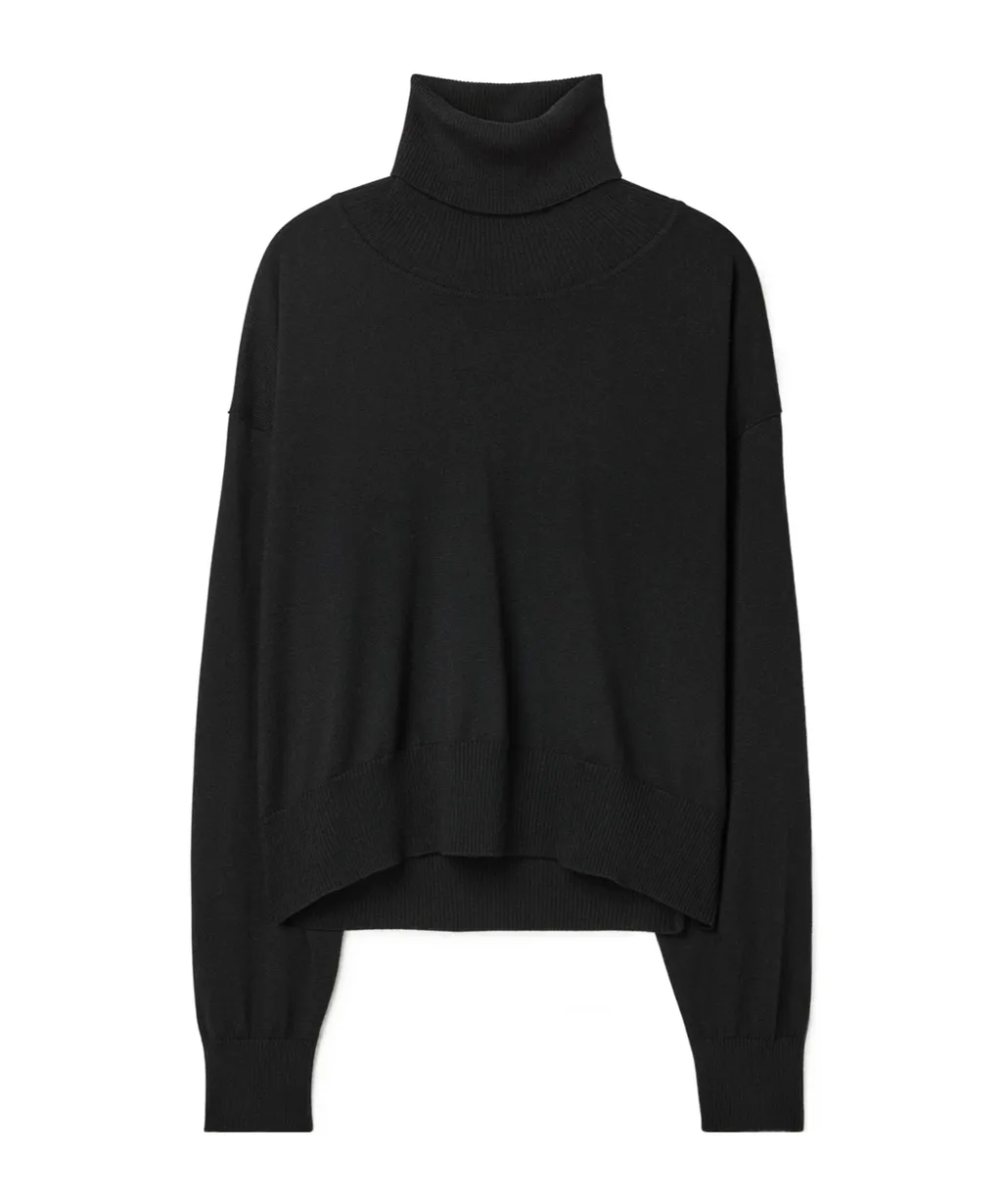 Turtleneck Long-Sleeve Sweater