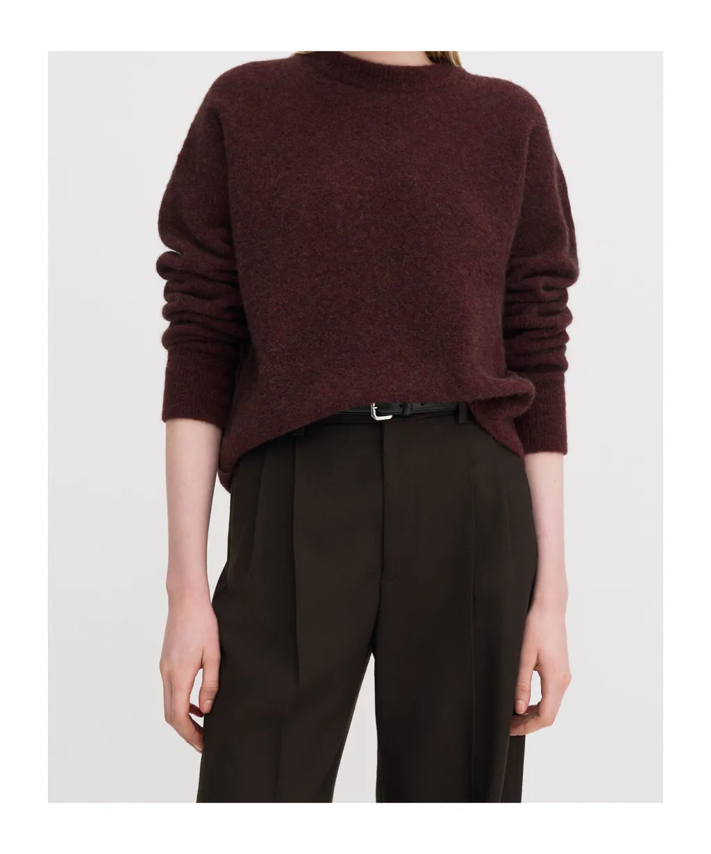 Wool Yak Crewneck Sweater