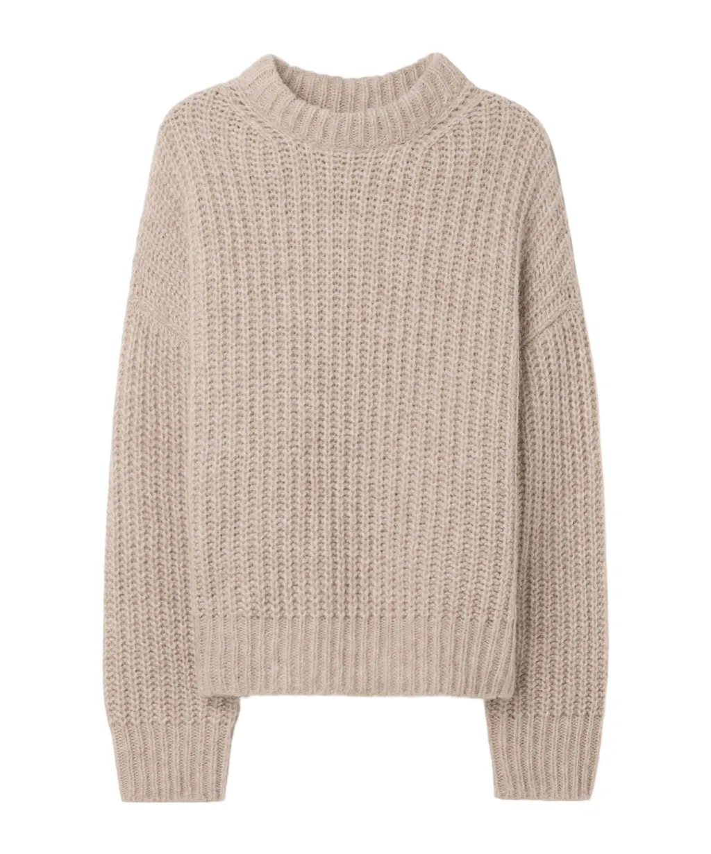 Mock-Neck Sweater