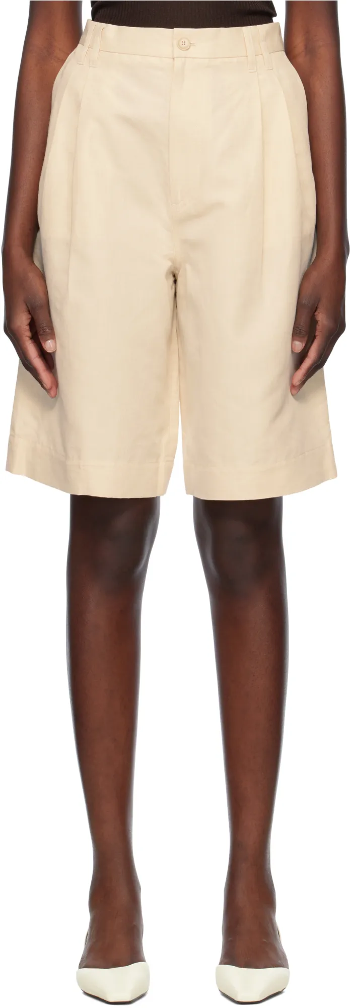 Pleated Shorts