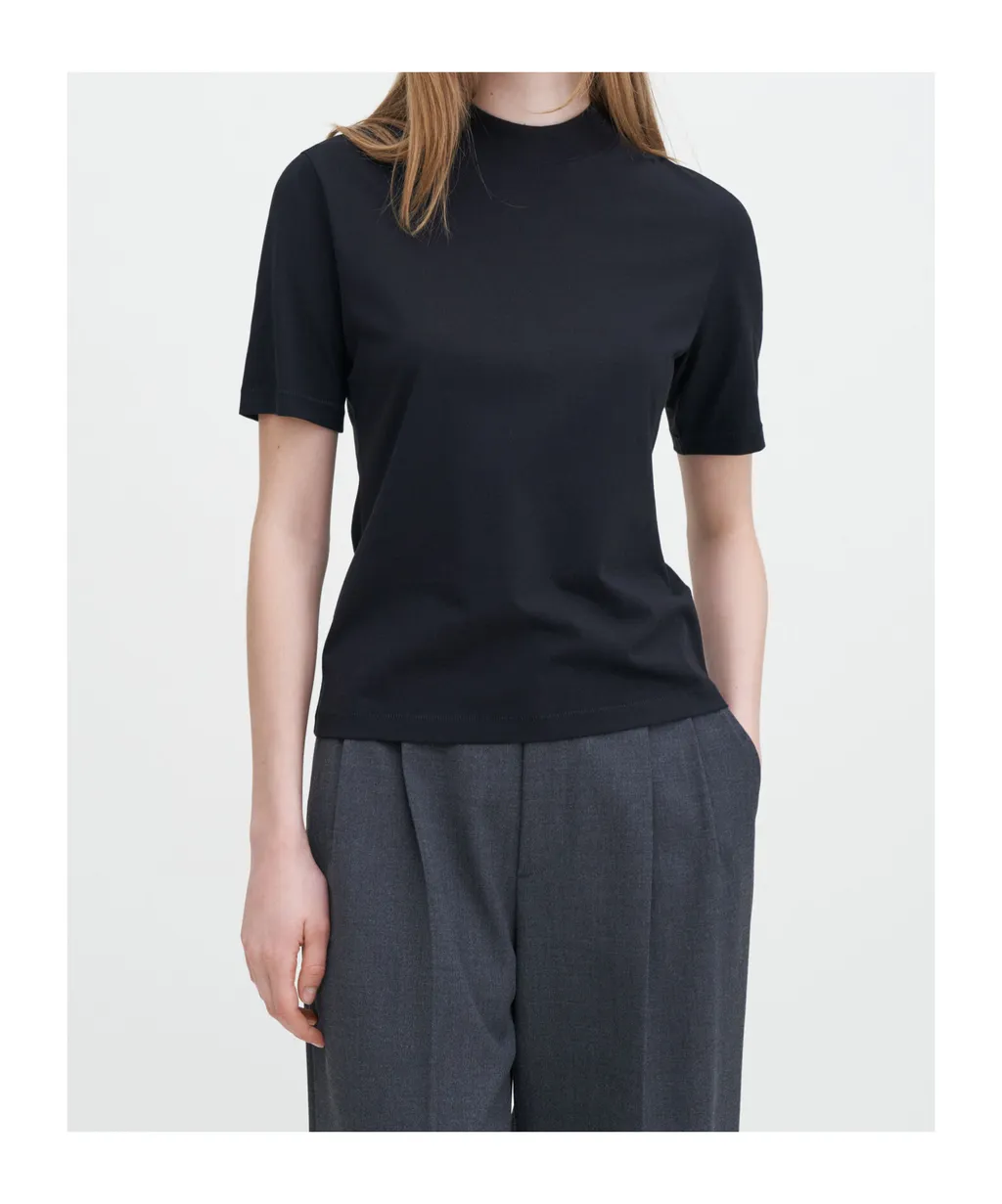 Mock-Neck T-Shirt