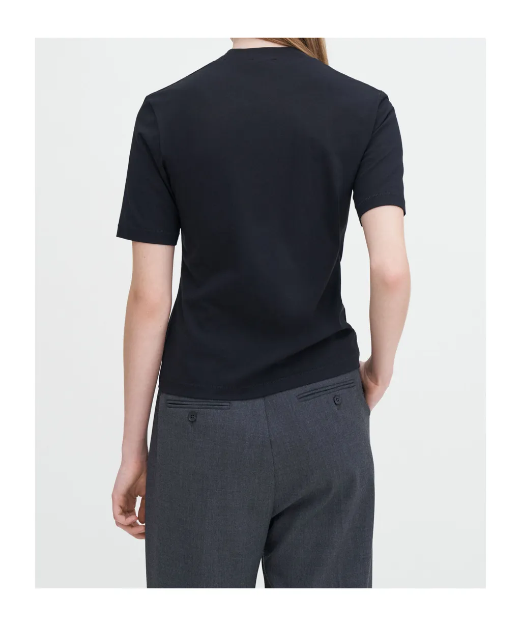Mock-Neck T-Shirt