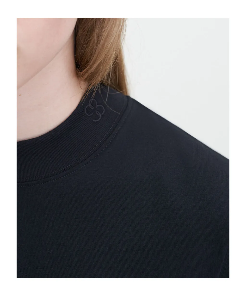 Mock-Neck T-Shirt