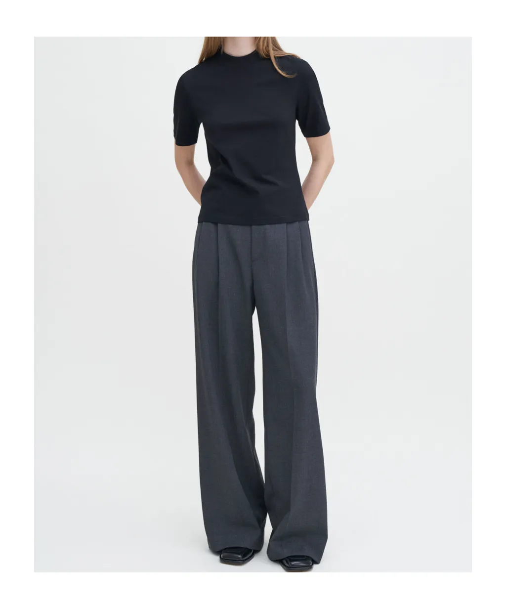 Mock-Neck T-Shirt