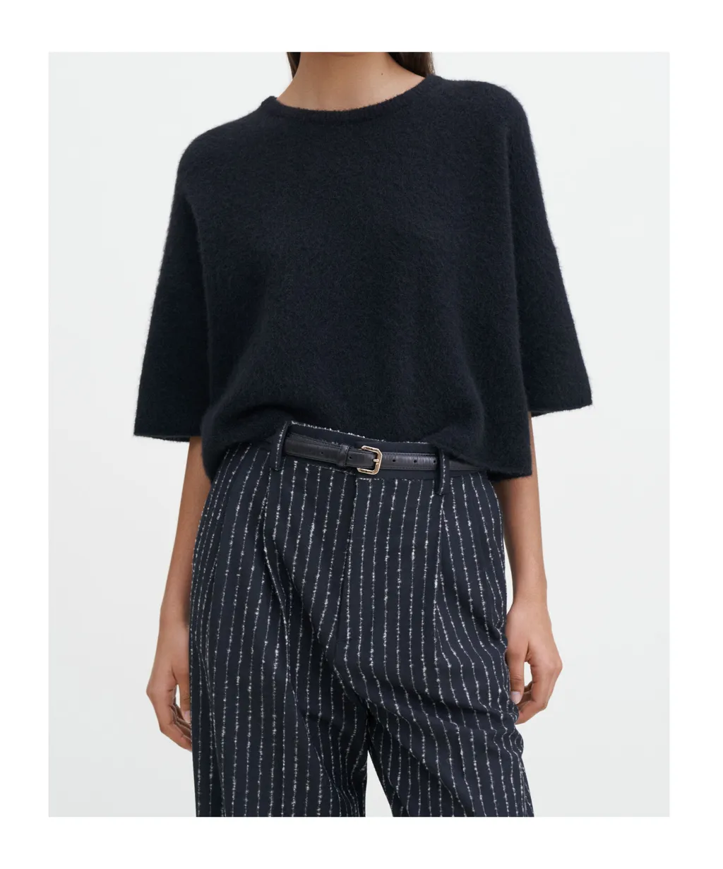 Crewneck Short-Sleeve Knitwear