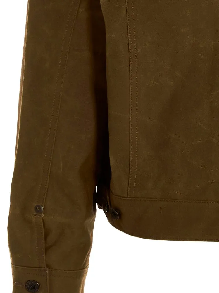 Long-Sleeve Buttoned Shirt Jacket