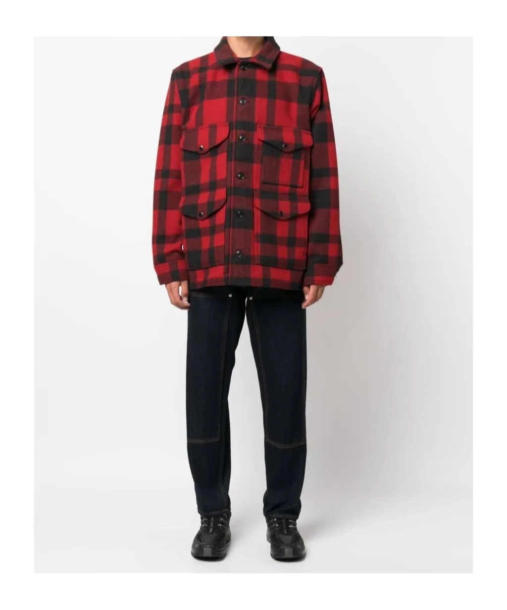 Mackinaw Plaid Buttoned Shirt Jacket