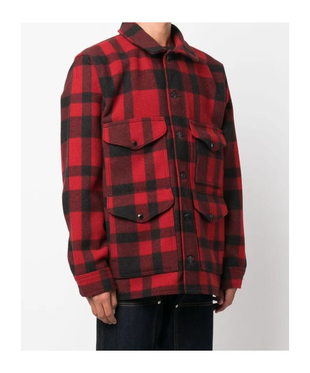 Mackinaw Plaid Buttoned Shirt Jacket