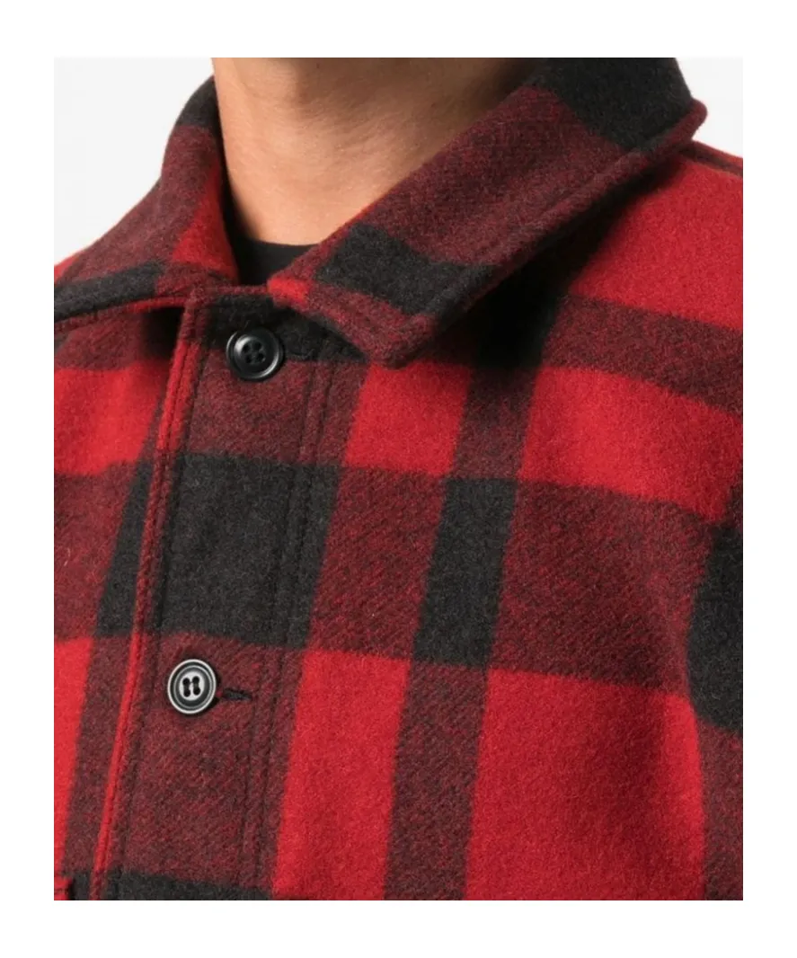 Mackinaw Plaid Buttoned Shirt Jacket