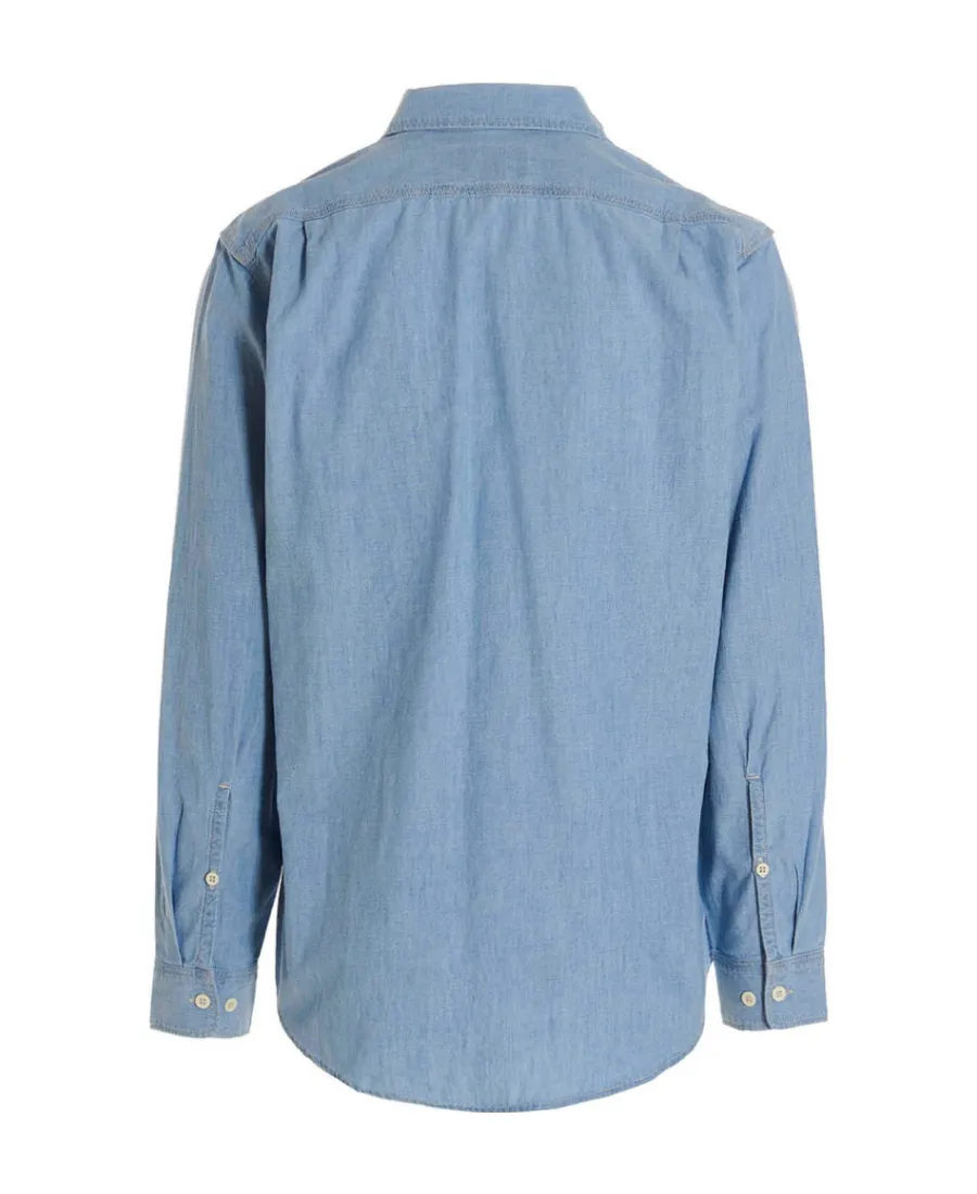 Chambray Cpo Button-Up Shirt