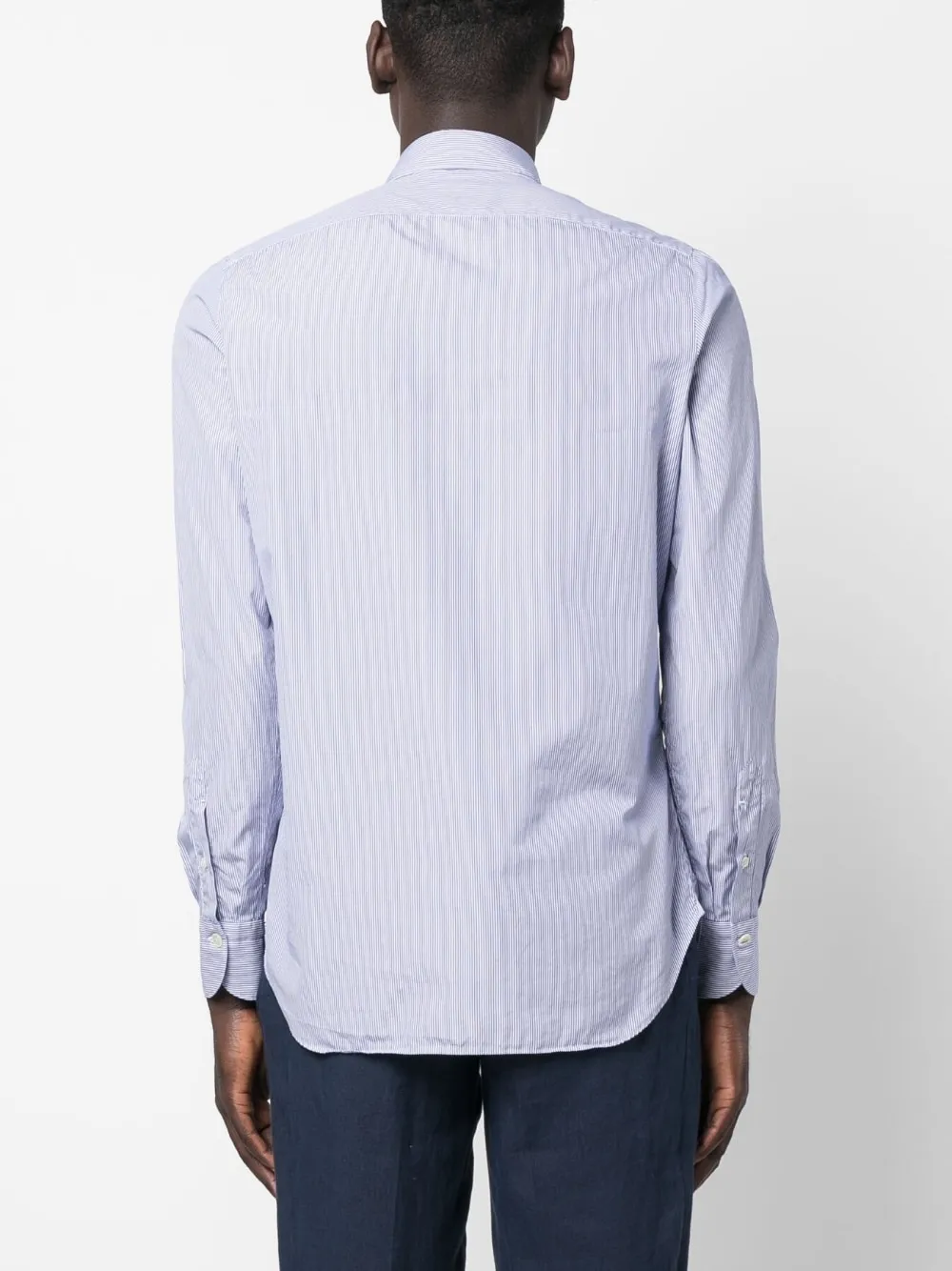 Long-Sleeved Striped Shirt