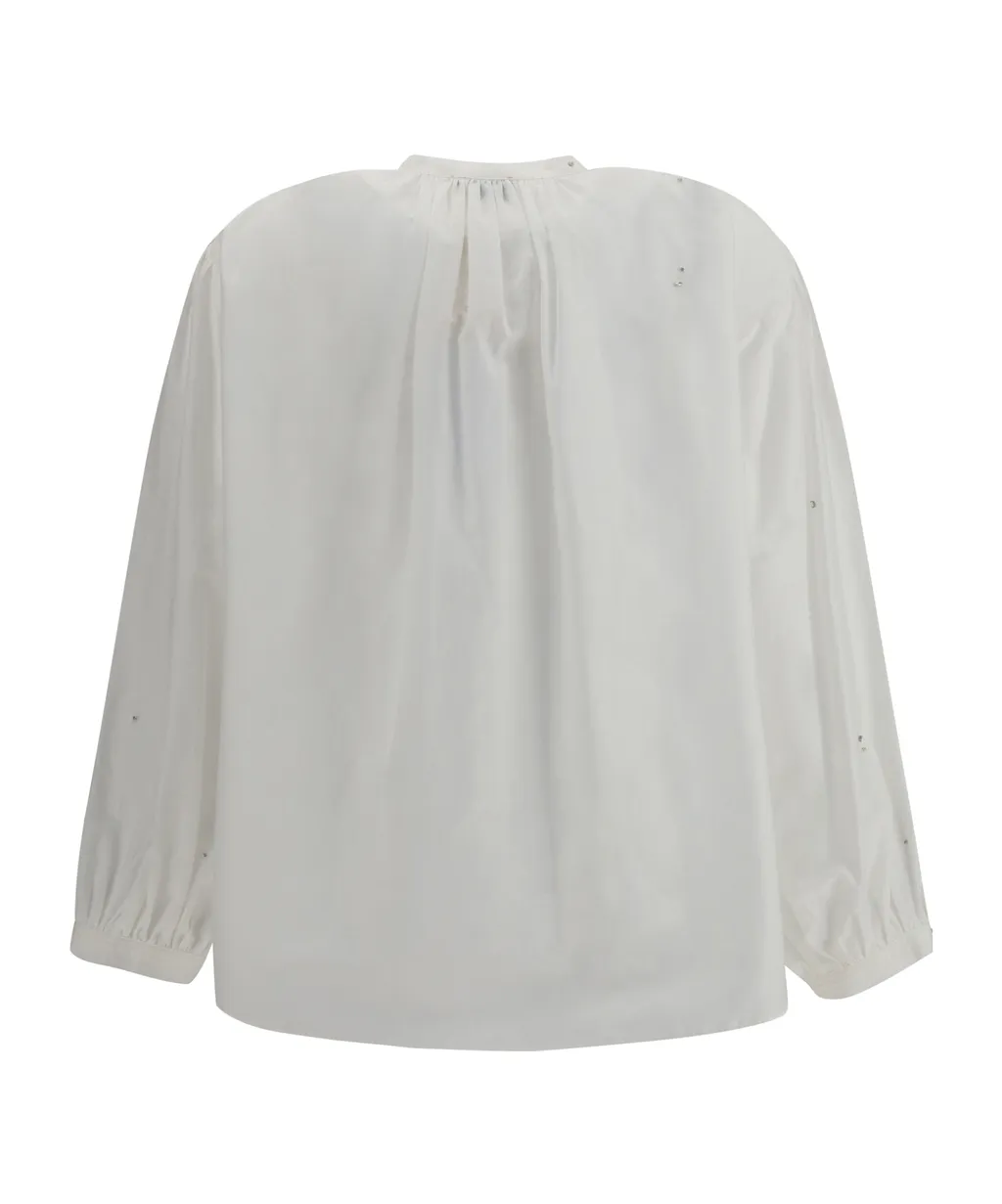 Embroidered Voile Shirt