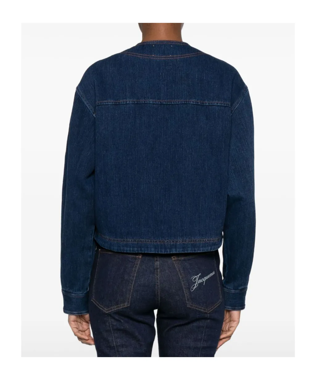 Button-Front Patch-Pocket Jacket