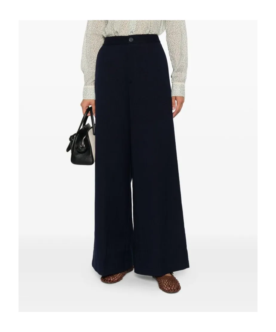 Wide-Leg Casual Pants