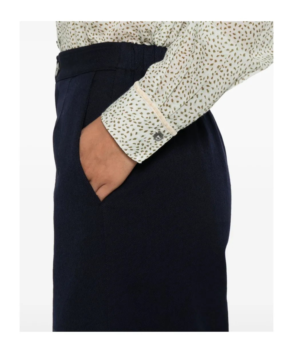 Wide-Leg Casual Pants