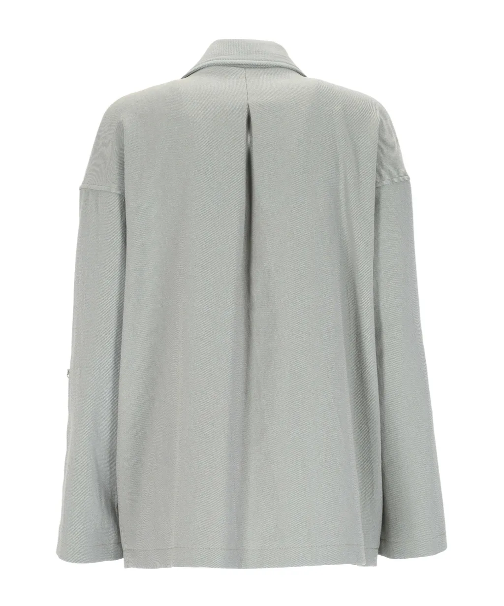 Embroidered Double-Breasted Jacket