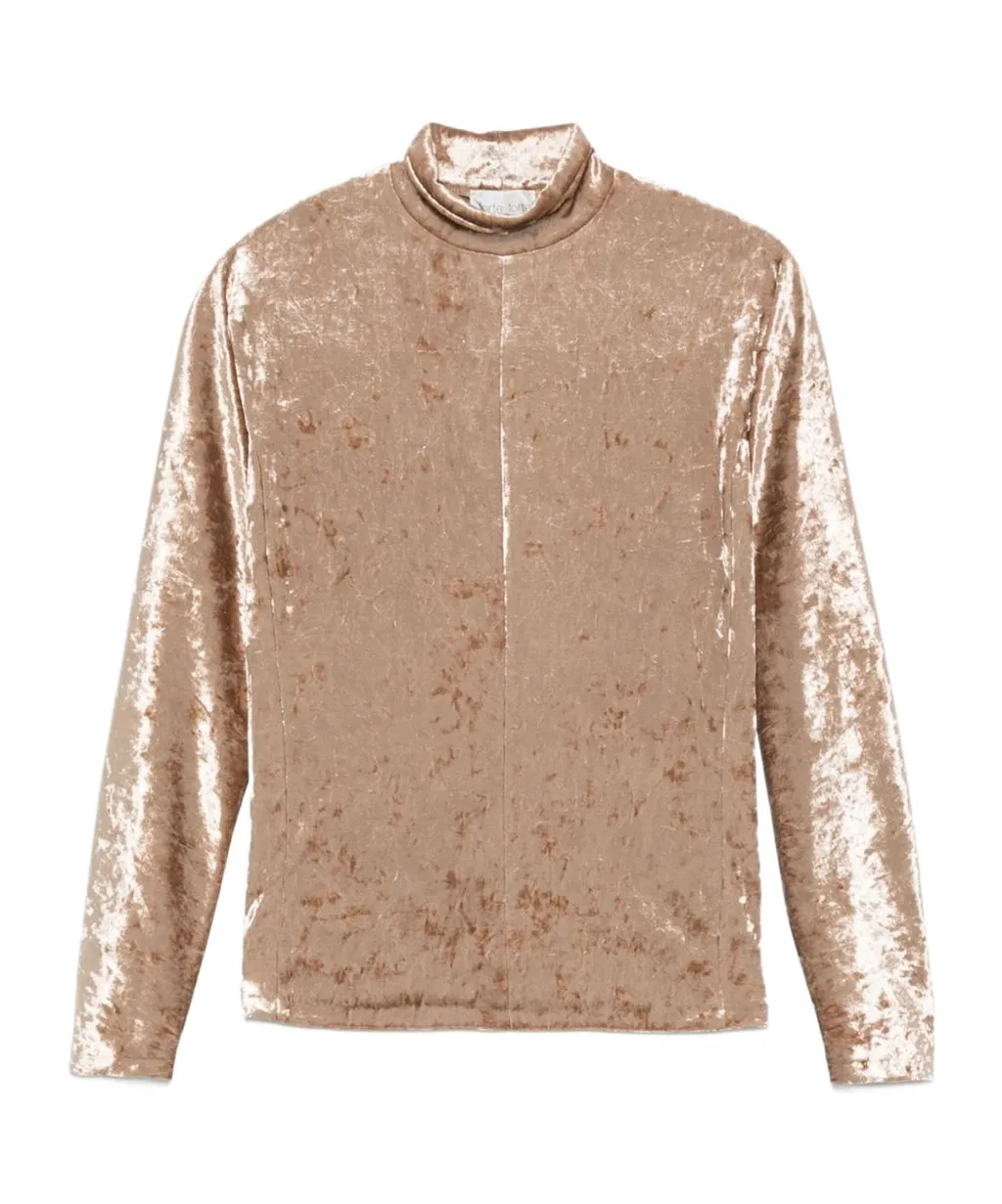 Velvet-Finish Top