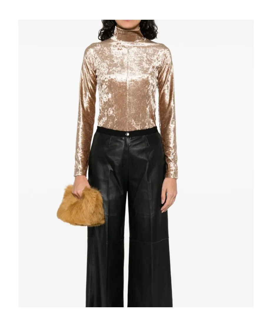 Velvet-Finish Top