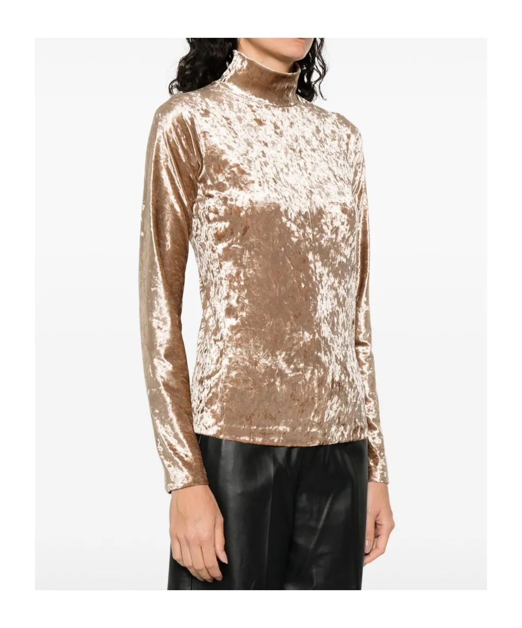 Velvet-Finish Top