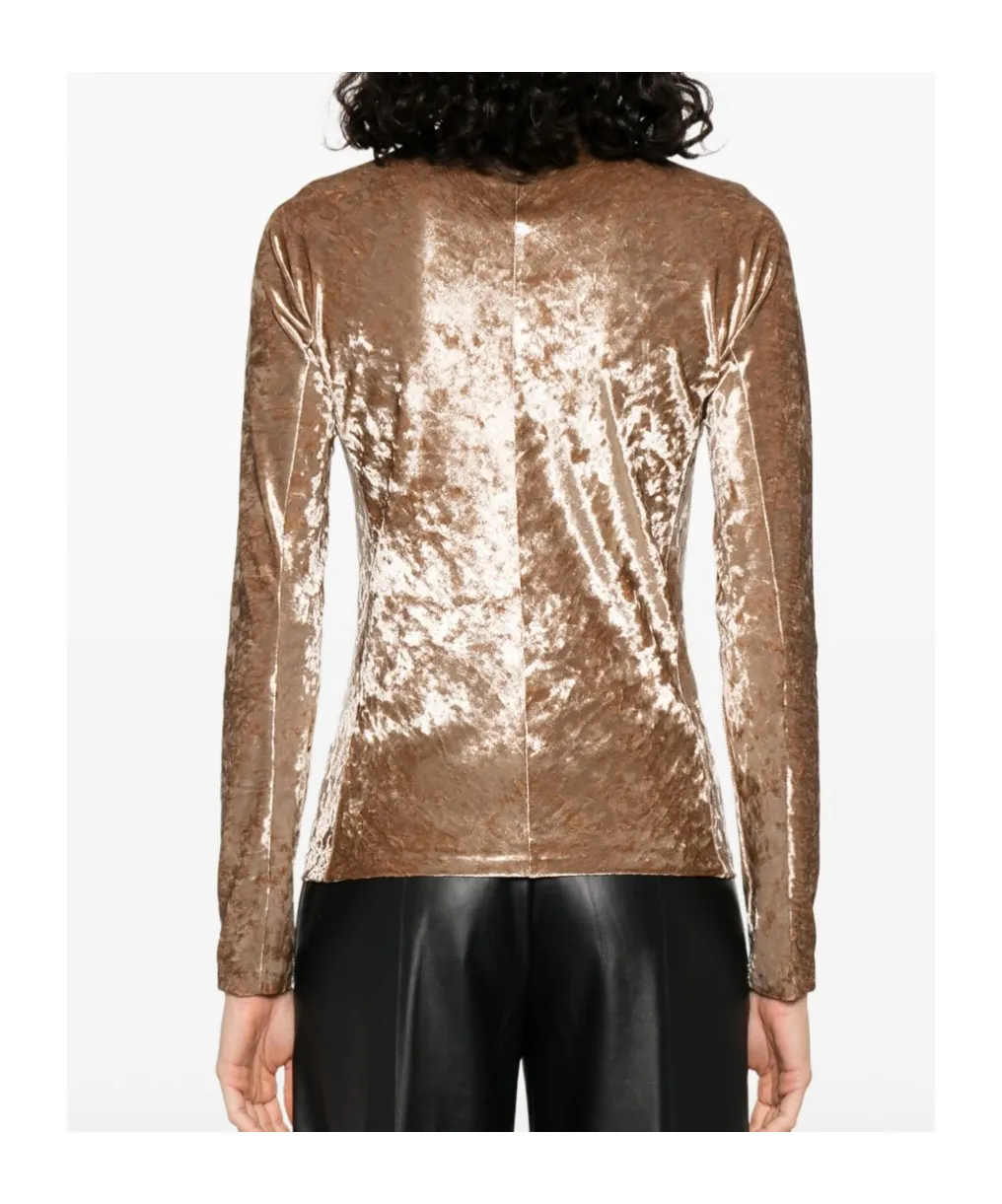 Velvet-Finish Top