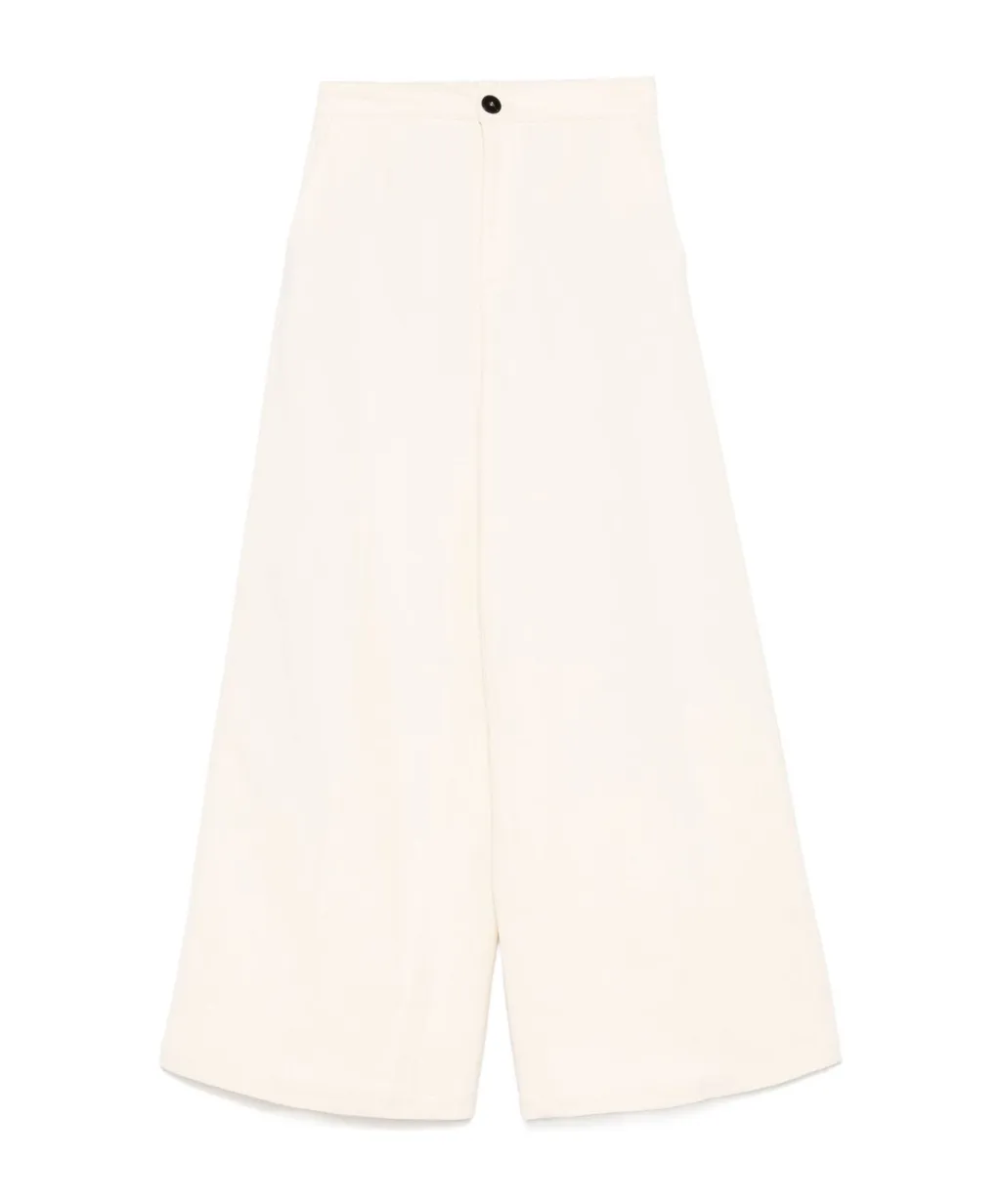 Button-Fastening Trousers